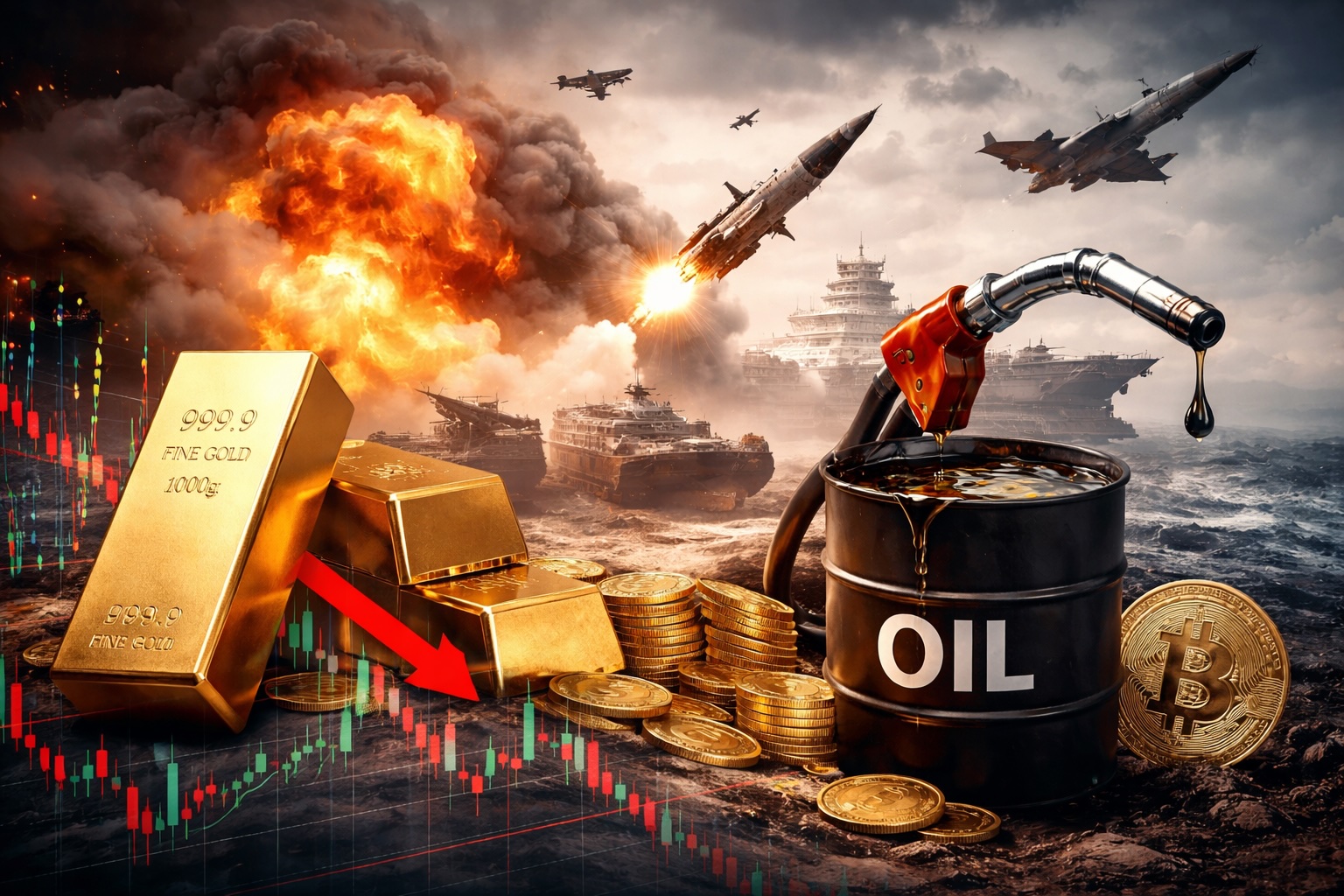 Stocks Surge, Oil Plunges Most in Months as Trump Eases Iran Threat - Article cover image